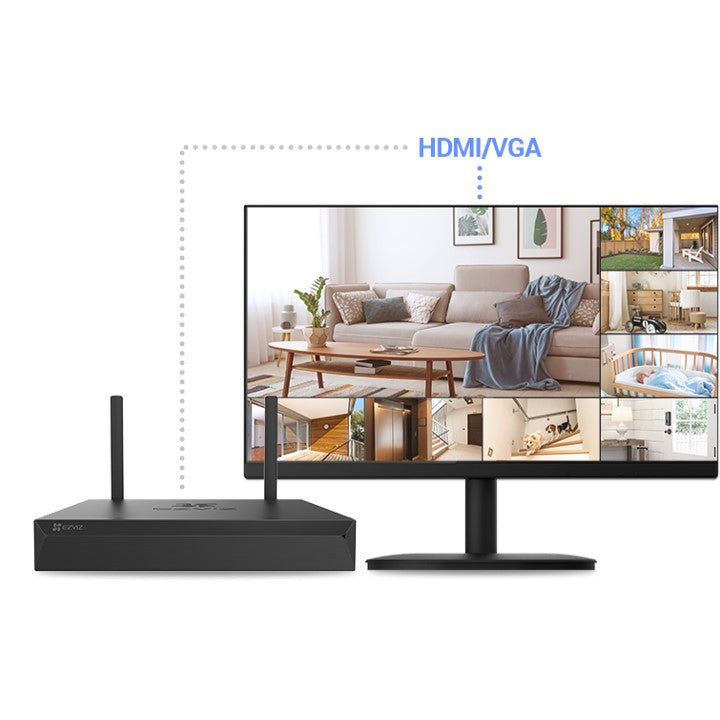 EZVIZ X5S 8CH Wireless NVR with HDMI VGA Output – New World