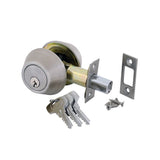 Yale Double Cylinder Deadbolt - Satin Silver