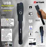 ZARTEK ZA-410 LED USB RECH BATON TORCH