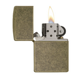 Zippo Reg Antique Brass