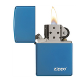 Zippo Sapphire High Polish Blue Logo