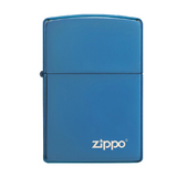 Zippo Sapphire High Polish Blue Logo