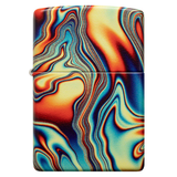 Zippo Colourful Swirl Pattern