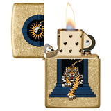 Zippo Tiger Tattoo Design