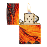 Zippo Lava Flow Design