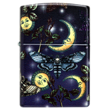 Zippo Butterfly Skull Design