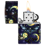 Zippo Butterfly Skull Design