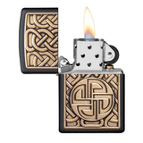 Zippo Norse Antq Brass Emblem