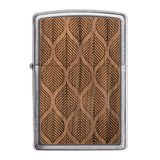 Zippo Woodchuck Walnut Leaves