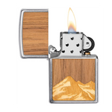 Zippo Woodchuck Mountains Inlay