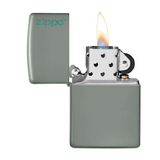 Zippo Sage Green Matte Logo