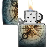 Zippo Compass Ghost Design