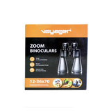 Voyager Zoom Binoculars 12-36X70 - Black