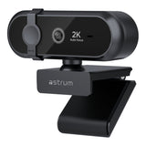 Astrum WM210 2K Webcam Black A63121-B