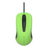 Astrum MU120 Wired Optical Mouse Green Black