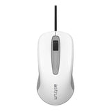 Astrum MU120 Wired Optical Mouse White Black