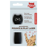 Kikkerland Rechargeable Pounce & Play Laser