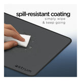 Astrum MP730G Large Desk Mat with Anti-Fray Stitched Edges & Rubber Base