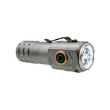 Zartek ZA-852 Mini Rechargeable 2200lm Flashlight - Silver