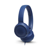JBL Tune 500 Wired On-Ear Headphones- Blue
