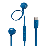 JBL TUNE 305C USB-C Wired Hi-Res Earbuds - Blue