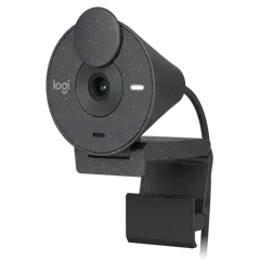 Logitech Brio 300 Full HD Webcam Graphite. – New World Logitech Brio 300 Full HD Webcam Graphite. – New World