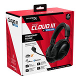 HyperX Cloud III S Wireless Gaming Headset Black A59YZAA