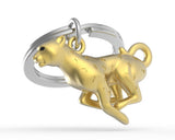 Metalmorphose Metal Keyring - Leopard