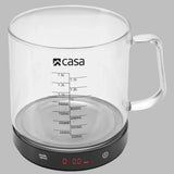 Casa CKSJ01 Digital Kitchen scale with Glass Measuring Jug