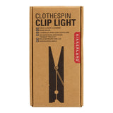 Kikkerland Clothespin Clip Light