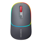 Canyon MW-22 Dual Mode RGB Wireless Mouse Dark Grey CNS-CMSW22DG