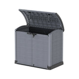 Cosmoplast CP2021 Cedargrain Storage Shed 1200L - Grey