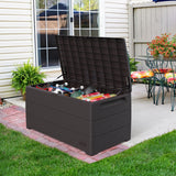 Cosmoplast CP2031 Cedargrain Deck Box 270L - Brown