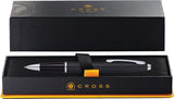 Cross Calais Rollerball Pen Matte Black Chrome Trim - AT0115-14