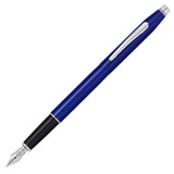 Cross Classic Century Fountain Pen Translucent Blue Chrome Trim - AT0086-112MS