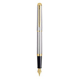 Waterman Hemisphere Fountain Pen Stainless Steel Gold Trim - NS0920330