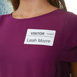 DYMO Name Badge Labels Black on White 41mm x 89mm