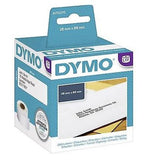 DYMO LabelWriter Address Labels 28mm x 89mm Black/White Label Cassette
