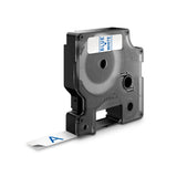 DYMO D1 Standard 9mm x 7m Blue on White Label Cassette
