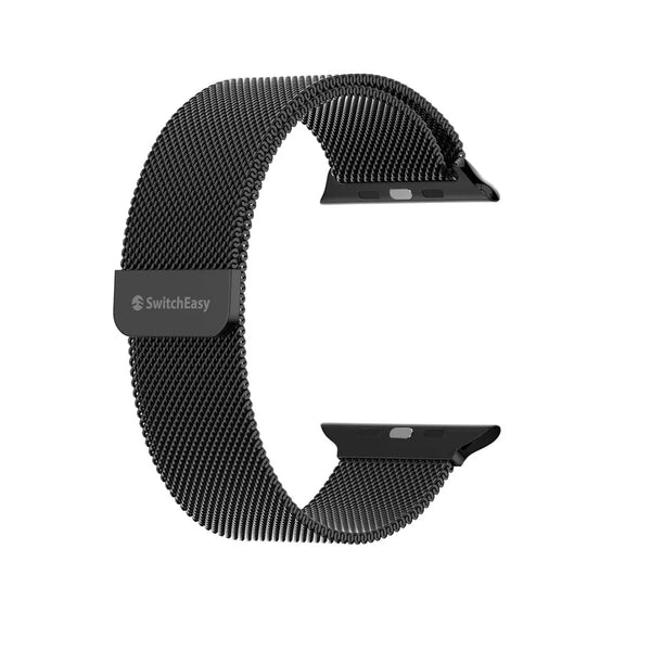 SwitchEasy Mesh Stainless Steel Apple Watch Loop (38, 40mm) - Black ...
