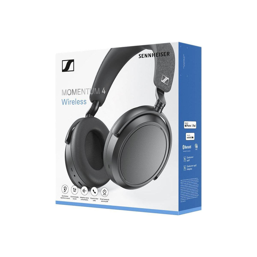 ヘッドホン SENNHEISER MOMENTUM 4 Wireless Graphite Get The Magnificent Sennheiser MOMENTUM 4 Wireless (Graphite