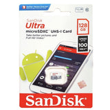 anDisk Ultra 128GB MicroSDXC Memory Card (100MB/s)