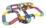 edu-matic Mini-Mags 93 Piece Magnetic Tiles and Tracks