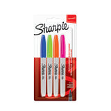 Sharpie Fine Permanent Marker Assorted Fun 4 Pack