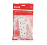 Ellies 4 Way Medium Surge Extension Lead -3M - FEE2X/3WS[V1]