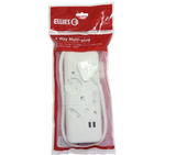 Ellies 4 Way Multiplug 2 x USB 2.4A – 0.4M - FEMUSB4