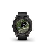 Garmin fēnix® 7 Pro – Sapphire Solar Edition Carbon Gray DLC Titanium with Black Band