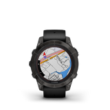 Garmin fēnix® 7 Pro – Sapphire Solar Edition Carbon Gray DLC Titanium with Black Band
