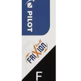 Pilot Frixion Clicker/Ball 0.5 Fine Tip Erasable Pen Refills Black - 3 Pack