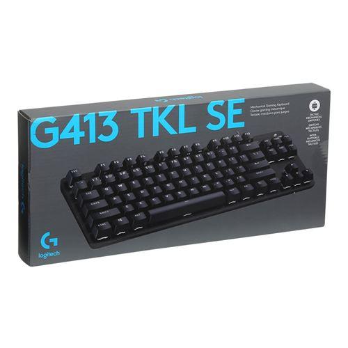 Logitech G413 TKL SE Mechanical Wired Gaming Keyboard Black